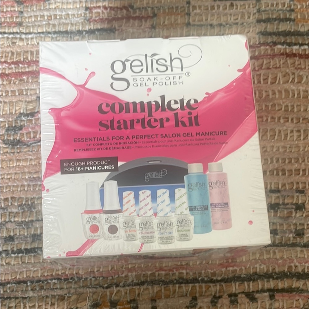 Gelish Complete Starter Kit - Pink and White